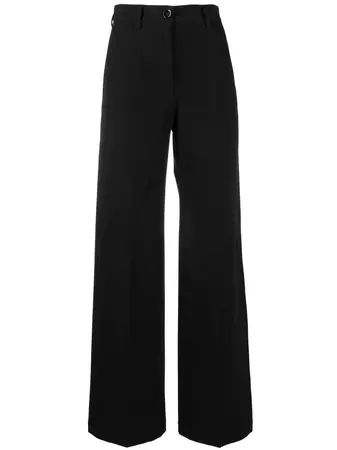MM6 Maison Margiela wide-leg Tailored Trousers - Farfetch