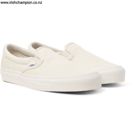 Vans OG Classic Section LX Canvas Slip-On Sneakers - Colour - Men - Off- white DFGJQSUZ57