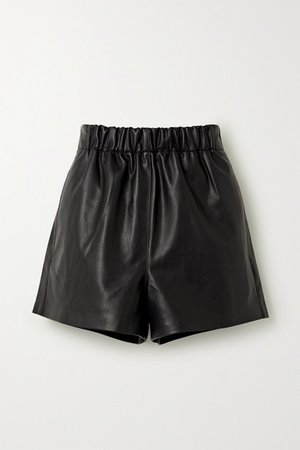 Tibi | Faux leather shorts | NET-A-PORTER.COM