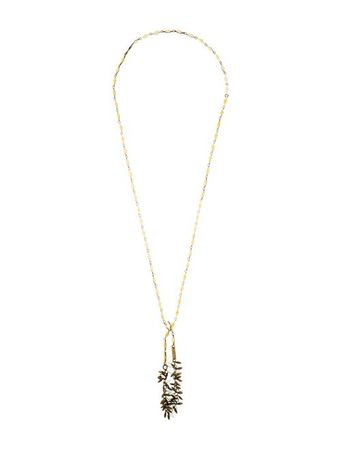 Isabel Marant Lariat Necklace - Necklaces - ISA68646 | The RealReal