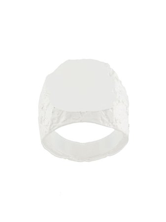 Nove25 lapidated-effect Hammered Ring - Farfetch