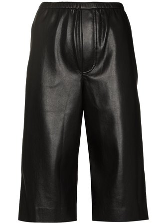 Nanushka Wender faux-leather Bermuda Shorts - Farfetch