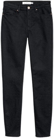 Super Slim-fit Pants - Black