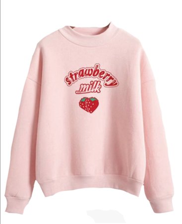 strawberry milk sweater