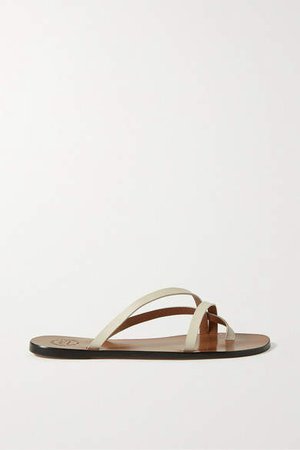 Atp ATP Anise Leather Sandals - Ivory