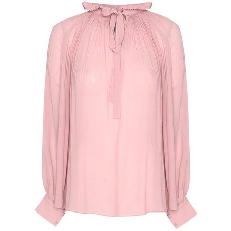 True Decadence Victorian Blouse, Light Dusty Pink | Victorian blouse, Sheer pink blouse, Pink long sleeve tops