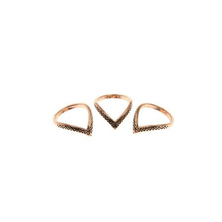 Earrings | Shop Women's Rose Gold Stud Earring Ring Jewelry Set at Fashiontage | 16-0086-GLD