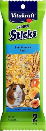 Amazon.com : Vitakraft Guinea Pig Fruit & Honey Treat Sticks 2 Pack, 3.5 Ounce : Pet Supplements And Vitamins : Pet Supplies