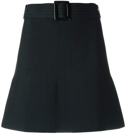Egrey knit A-line skirt