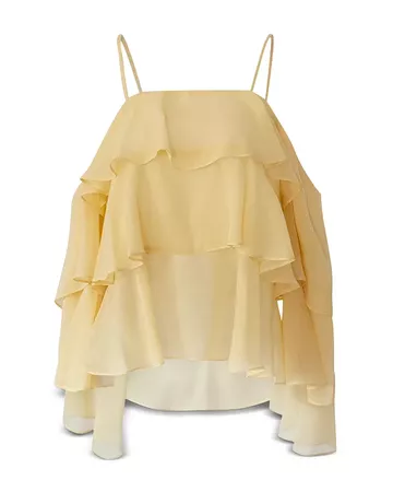 BCBGeneration Tiered Cami Top | Bloomingdale's yellow