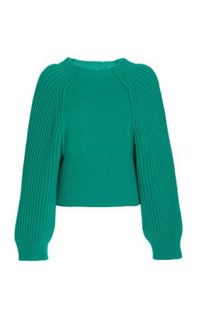 Puff-Sleeve Cashmere-Wool Cropped Sweater By Stella Mccartney | Moda Operandi
