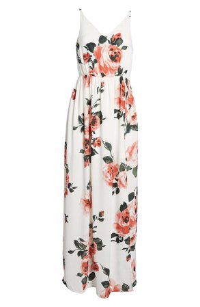 BP. Floral Print Maxi Dress