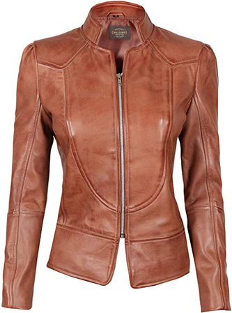 women’s brown leather jacket - Google Search