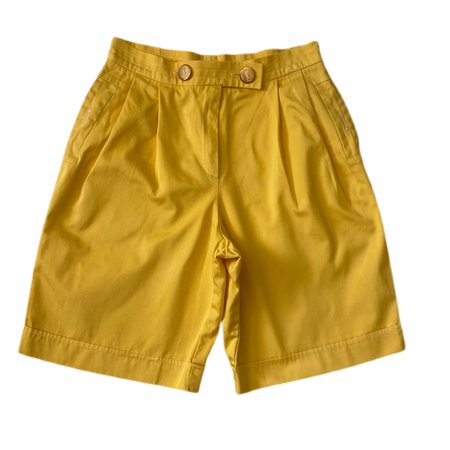 Vintage 80’s Yves Saint Laurent Yellow shorts