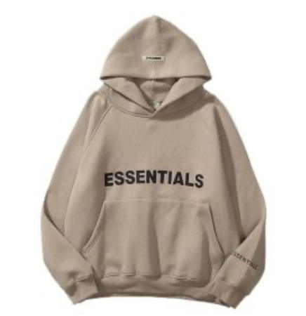 brown essential hoodie