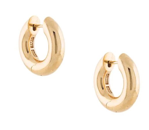 gold chuncky earrings