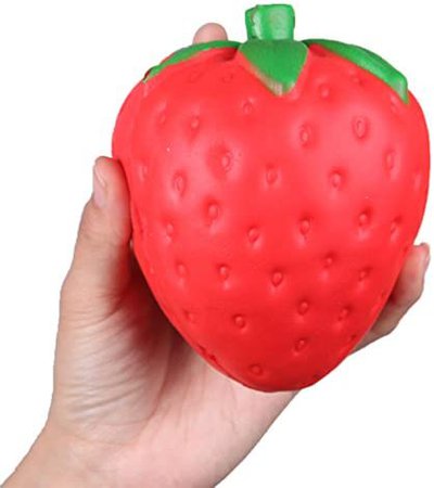 Amazon.com: Anboor 4.7" Squishies Jumbo Slow Rising Kawaii Scent Squishies Strawberry 1 Pcs : Toys & Games