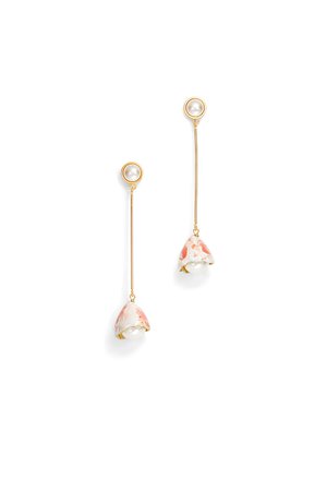 Pearl Flower Drop Earrings by Tory Burch Accessories for $30 | Rent the Runway