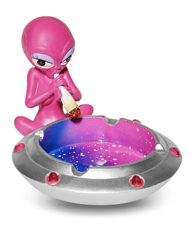 pink alien ashtray - spencer’s