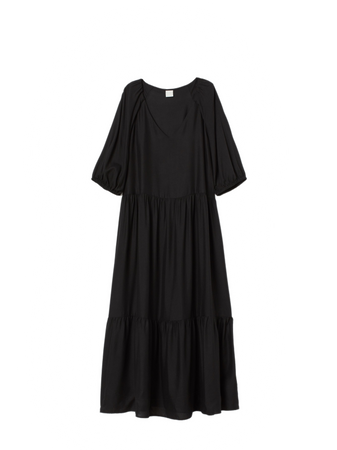 black sack dress goth