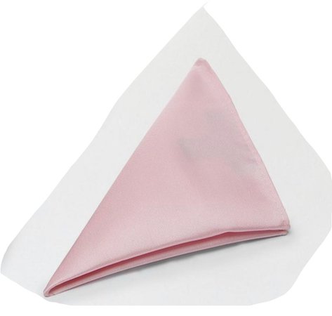 pocket square blush pink