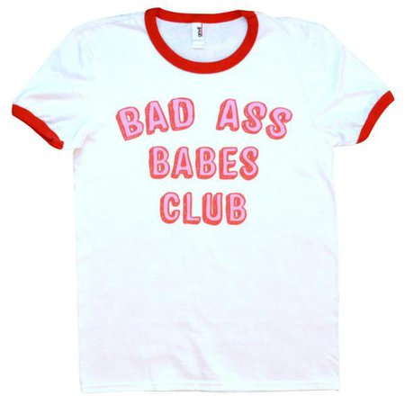 Bad Ass Babes Club Ringer Shirt