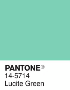 PANTONE Color: Lucite Green