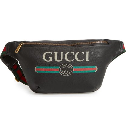 Gucci Logo Leather Waist Pack | Nordstrom