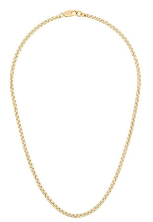 Laura Lombardi 14kt Gold-Plated Box Chain Necklace