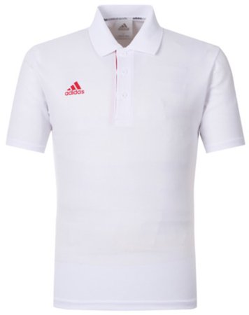 Adidas Polo Shirt (White/Red)