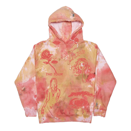 THE TOUR SKETCH TIE DYE HOODIE – Shawn Mendes | Official Store