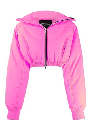 pink bomber jacket