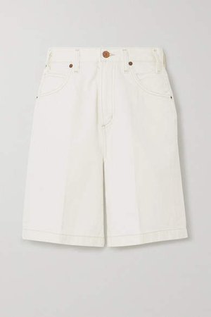 Net Sustain Rosa Denim Shorts - White