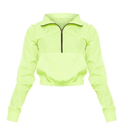 neon green jacket