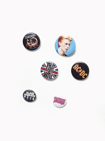 vintage rock n roll pins