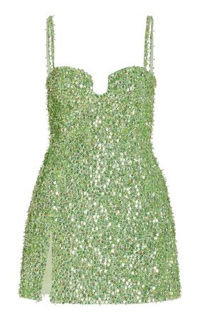 green sparkle dress