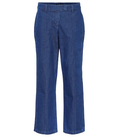 Cooper mid-rise flared jeans