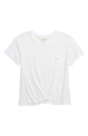 Tucker + Tate Knot Front Tee (Big Girls) | Nordstrom
