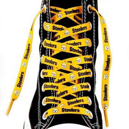 Pittsburgh Steelers Shoelaces - Gold