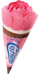 rose ice cream cone - Google Search