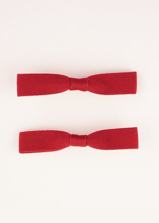 simple red hair clip - Google Search