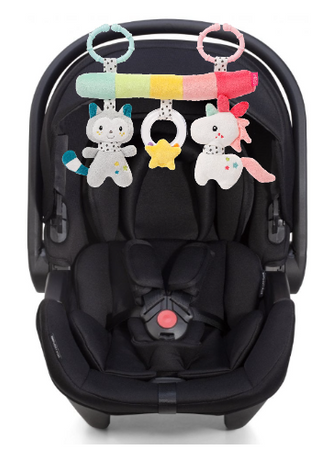 car seat and toy