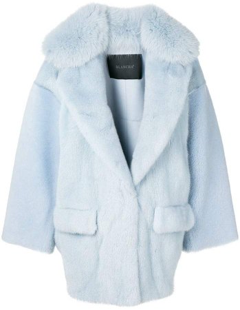 Blancha oversized collar coat
