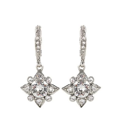 Swarovski crystal-embellished earrings