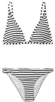 Aerial Striped Triangle Bikini