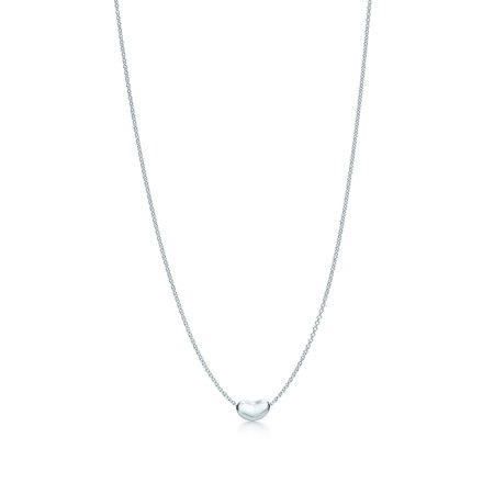 Elsa Peretti® Bean Design® pendant in sterling silver. | Tiffany & Co.