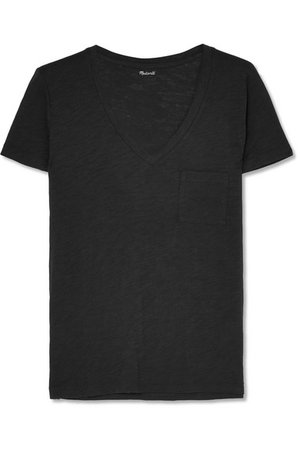 Madewell | Whisper slub cotton-jersey T-shirt | NET-A-PORTER.COM