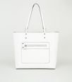 White Leather-Look Tote Bag | New Look