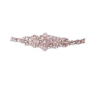 Bridal Belt Rose Gold Skinny Crystal Wedding Sash - "Isabel" – Tyale Store