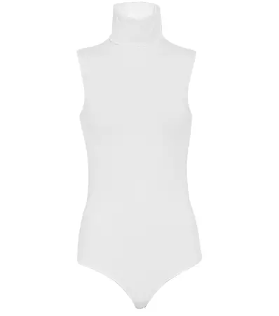 Turtleneck Bodysuit in White - Wolford | Mytheresa